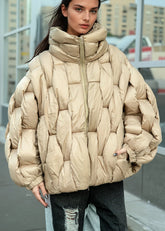 Oversized Quilted Puffer Jacket Outerwear Kate Hewko 