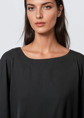 Oversized Ruffle Cut Out Tee Dress Dresses Kate Hewko 