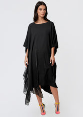 Oversized Ruffle Cut Out Tee Dress Dresses Kate Hewko 