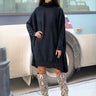 Oversized Turtleneck Tunic Tunics Kate Hewko Black One size 