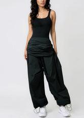 Oversized Wrap Drawstring Trouser Pants Kate Hewko 