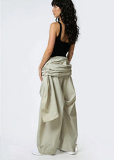 Oversized Wrap Drawstring Trouser Pants Kate Hewko 
