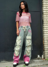 Paint Stroke Cargo Pant Pants Kate Hewko 