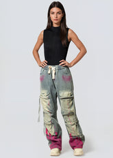 Paint Stroke Cargo Pant Pants Kate Hewko 