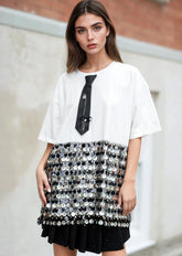 Party Punk Tee Tees Kate Hewko White One size 