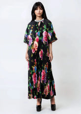 Pearl Embellished Floral Midi Dress Dresses Kate Hewko 