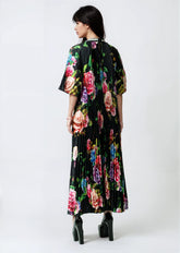 Pearl Embellished Floral Midi Dress Dresses Kate Hewko 