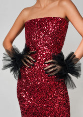 Pearl + Tulle Lace Gloves Gloves Kate Hewko 