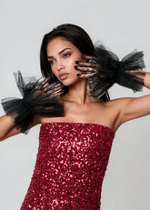 Pearl + Tulle Lace Gloves Gloves Kate Hewko 