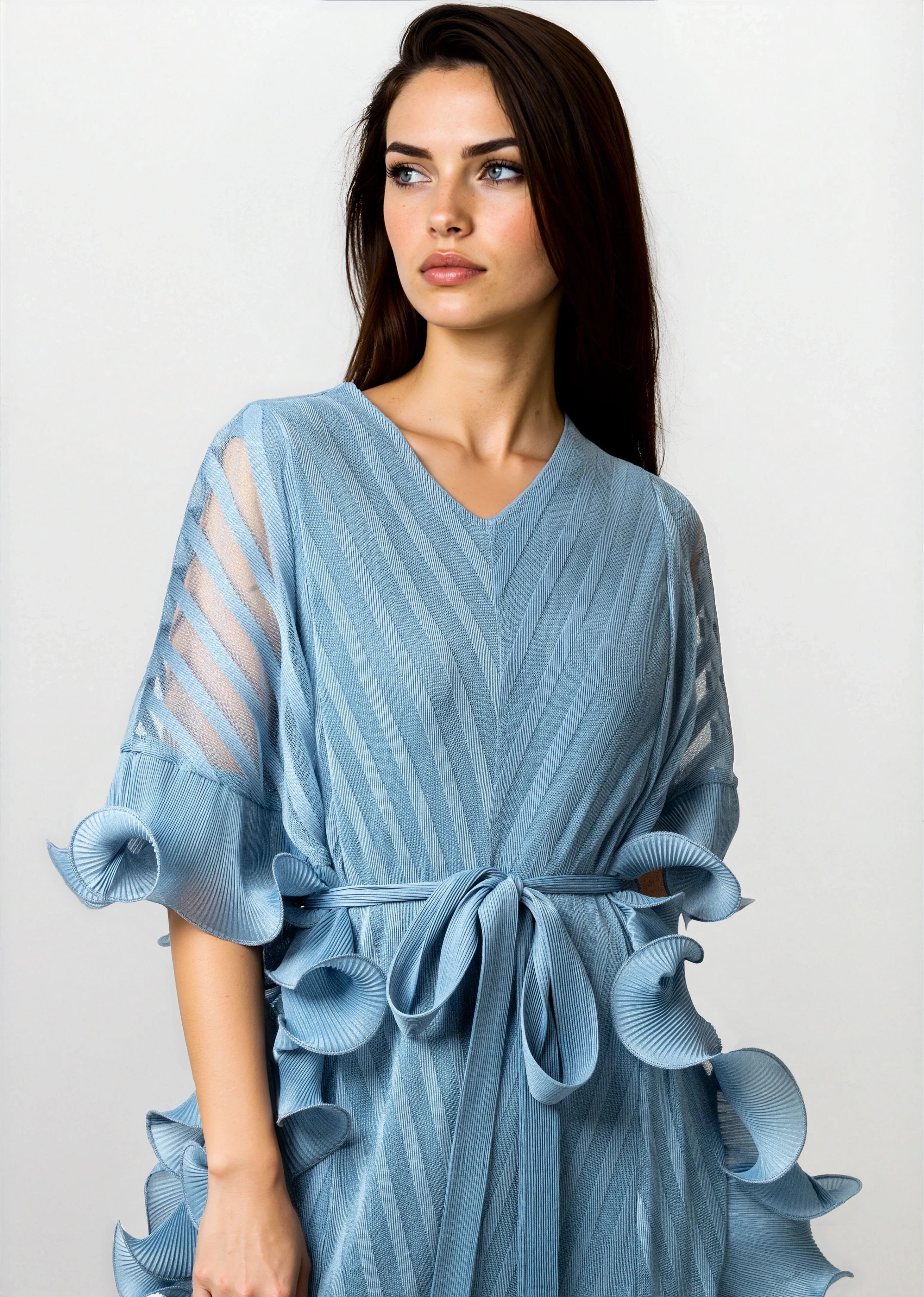 ruffle sleeve pleated dress VERWIN Short Sleeve Square Neck Women's Maxi Dress Casual Ruffle Sleeve Prom Dress Pleated Stretchy Dress M Purple at Amazon Women's Clothing store