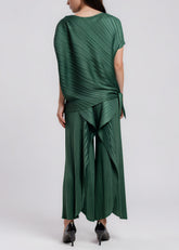 Pleated Tie Waist Pant Set Two Piece Sets Kate Hewko 