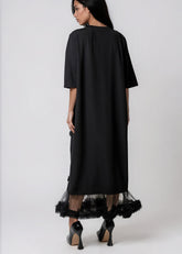 Polka Dot Petal Tee Dress Dresses Kate Hewko 