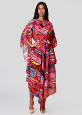 Pop Art Belted Pleated Dress Dresses Kate Hewko 
