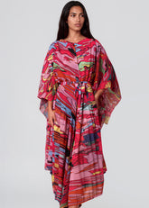 Pop Art Belted Pleated Dress Dresses Kate Hewko 