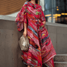 Pop Art Belted Pleated Dress Dresses Kate Hewko Hot Pink One size 
