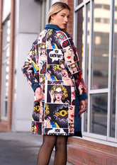 Pop Art + Denim Jacket Outerwear Kate Hewko 