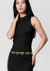 Pucker Up Chain Belt Belts Kate Hewko Gold 