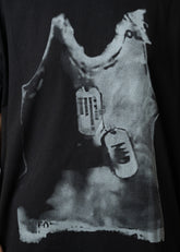 Punk Print Ruffle Hem Tee Dress Dresses Kate Hewko 