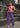 Purple Velour Cargo Pant Pants Kate Hewko Purple S 