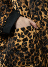 Quilted Batwing Leopard Jacket Outerwear Kate Hewko 