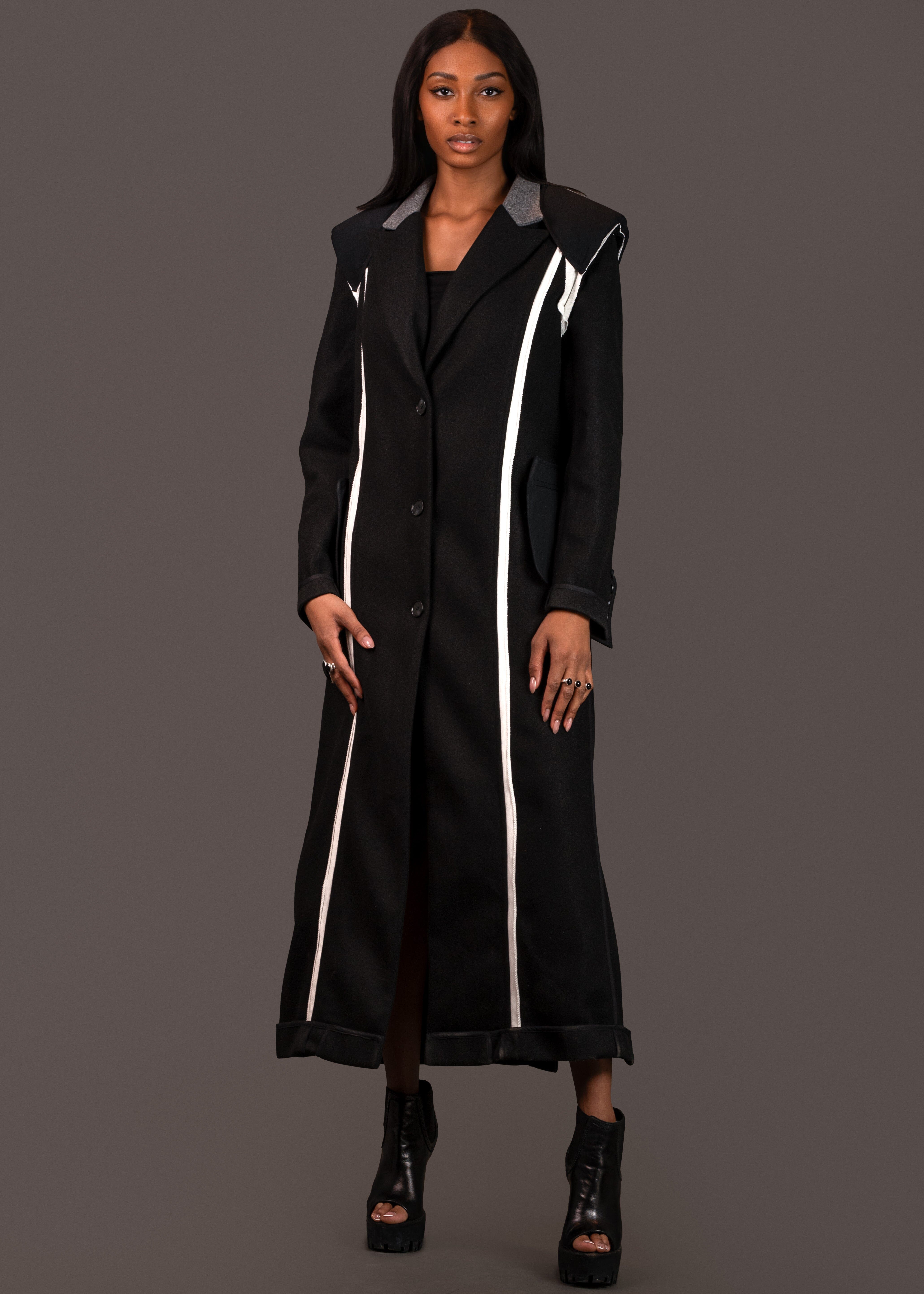 Raw Edge Reversed Trench Outerwear Kate Hewko 