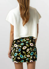 Retro Neon Mini Skirt Skirts Kate Hewko 