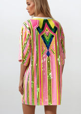 Retro Sequin Tee Dresses Kate Hewko 