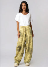 Rhinestone Animal Print Drawstring Pant Pants Kate Hewko 