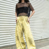 Rhinestone Animal Print Drawstring Pant Pants Kate Hewko 