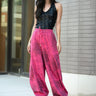 Rhinestone Animal Print Drawstring Pant Pants Kate Hewko 