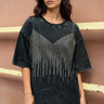 Rhinestone Drip Tee Tees Kate Hewko 