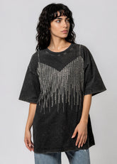 Rhinestone Drip Tee Tees Kate Hewko 