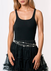 Rhinestone Multi Chain Belt Belts Kate Hewko 