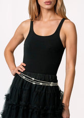 Rhinestone Multi Chain Belt Belts Kate Hewko 