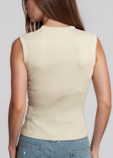 Rhinestone Slash Knit Tank Top Tank Tops Kate Hewko 