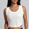 Rhinestone Studded Cropped Tank Top Tank Tops Kate Hewko 
