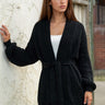 Rhinestone Studded Knit Cardigan Cardigans Kate Hewko 