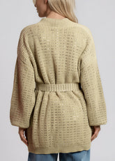 Rhinestone Studded Knit Cardigan Cardigans Kate Hewko 