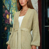 Rhinestone Studded Knit Cardigan Cardigans Kate Hewko 