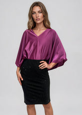 Rhinestone Studded Pencil Skirt Skirts Kate Hewko 