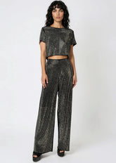 Rhinestones Studded Pants Pants Kate Hewko 