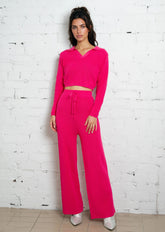 Ribbed Knit Pant Set Two Piece Sets Kate Hewko 