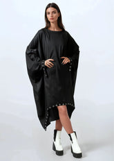 Rivet Trim Tunic Dress Dresses Kate Hewko 