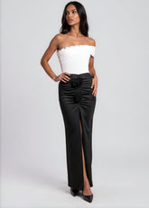 Rose Slit Pencil Skirt Skirts Kate Hewko 