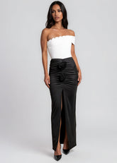 Rose Slit Pencil Skirt Skirts Kate Hewko 