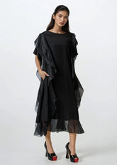 Ruffle Edge Tee Dress Dresses Kate Hewko 