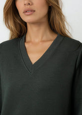 Ruffle Hem Sweatshirt Dress Dresses Kate Hewko 