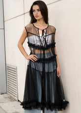 Ruffle Trim Tulle Overlay Layering Pieces Kate Hewko 