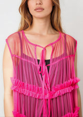 Ruffle Trim Tulle Overlay Layering Pieces Kate Hewko 