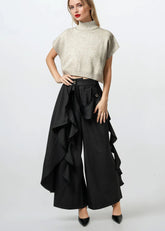 Ruffle Wrap Trousers Pants Kate Hewko 